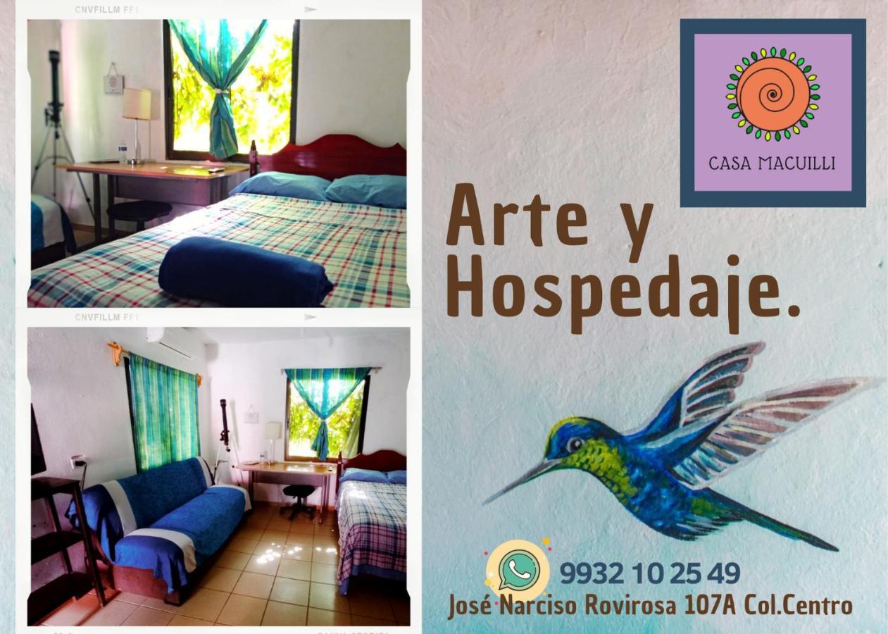 Casa Macuilli, Habitacion Privada. ビジャエルモッサ エクステリア 写真